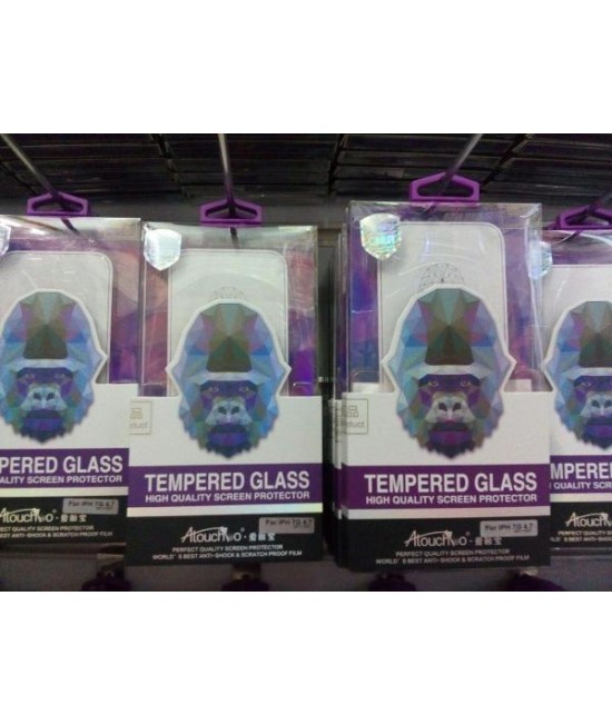 محافظ صفحه ضدخش و ضدضربه 3D شیشه ای (glass) گوشی آیفون مدل 6 و 6s سیکس و سیکس اس (درجه یک)  - شفاف و رنگی - ارسال رایگان